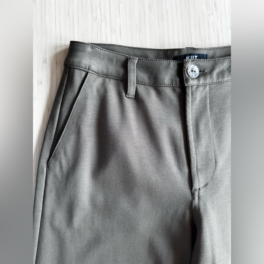 Kut From The Kloth | Olive Green Meg Wide Leg Pants - Picture 4 of 11